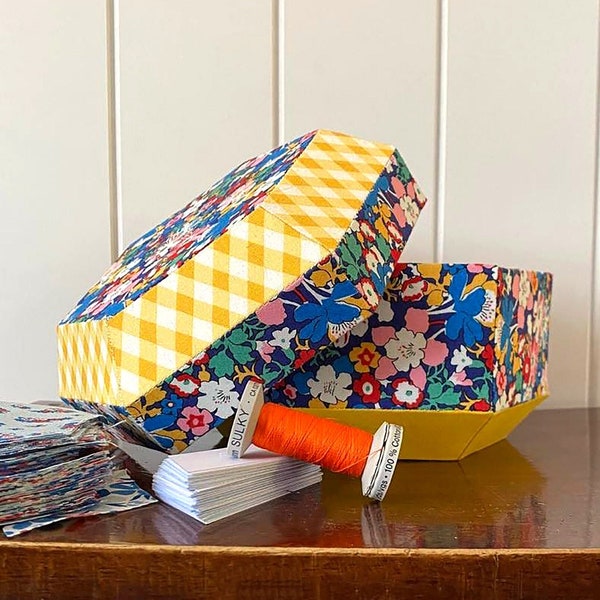 Trove Sewing / Treasure Box - English Paper Piecing PDF Pattern