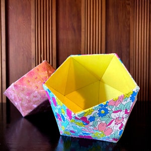 PDF Pattern - The Hedron Bowl (English Paper Piecing)