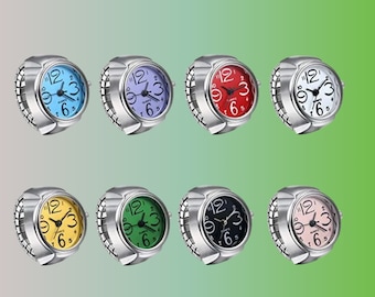 Elastic Strap Ring Watch