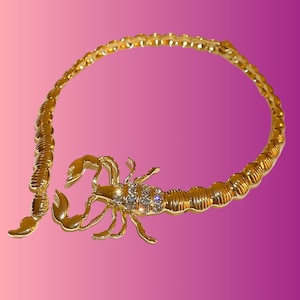 Golden Scorpion Necklace