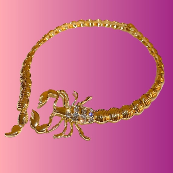 Golden Scorpion Necklace