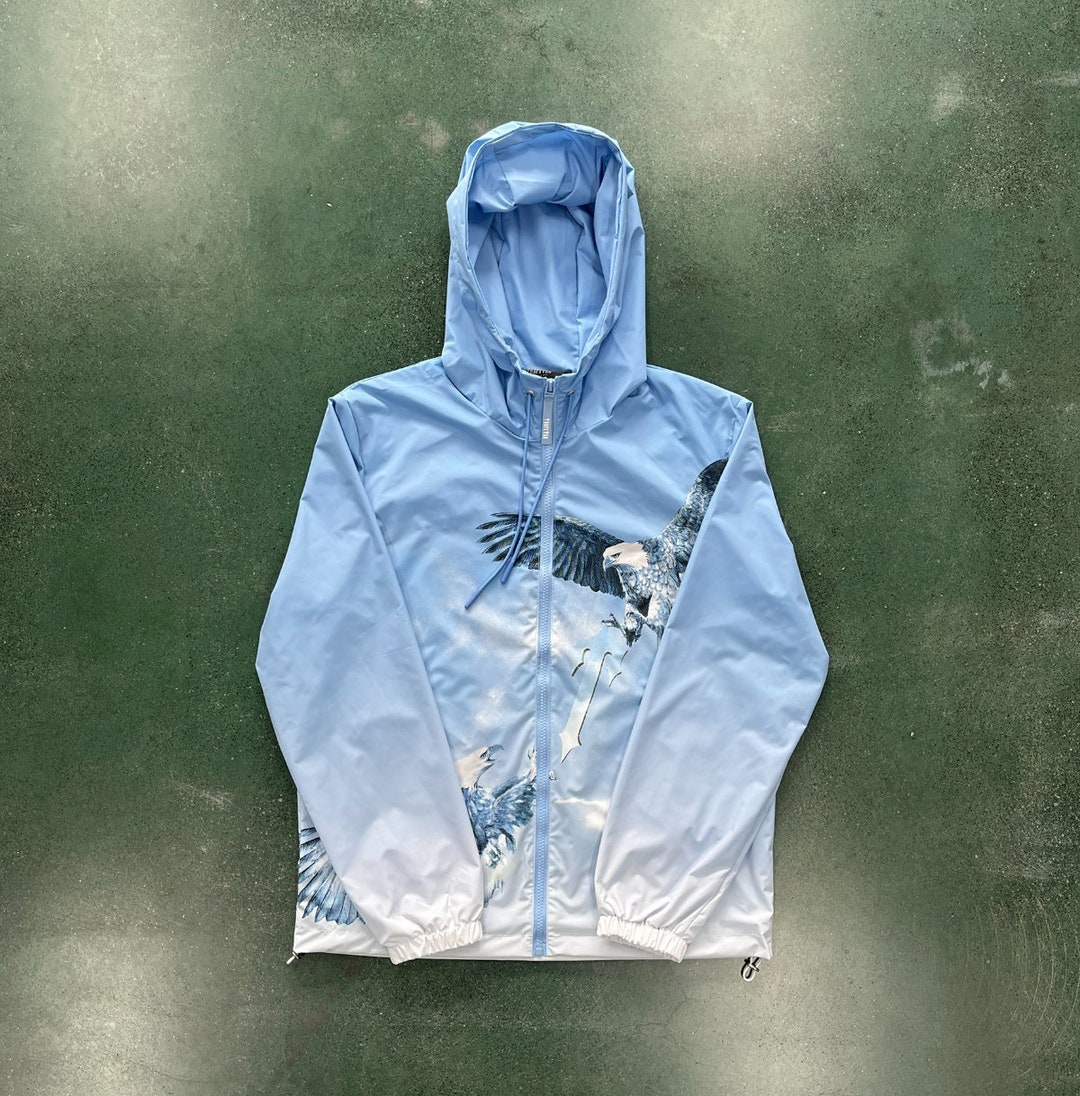 Trapstar Eagle Windbreaker Blue Etsy UK