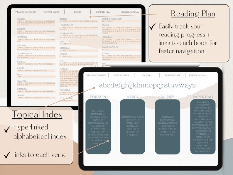 Digital Journaling Bible KJV Bible Hyperlinked iPad Android Bible