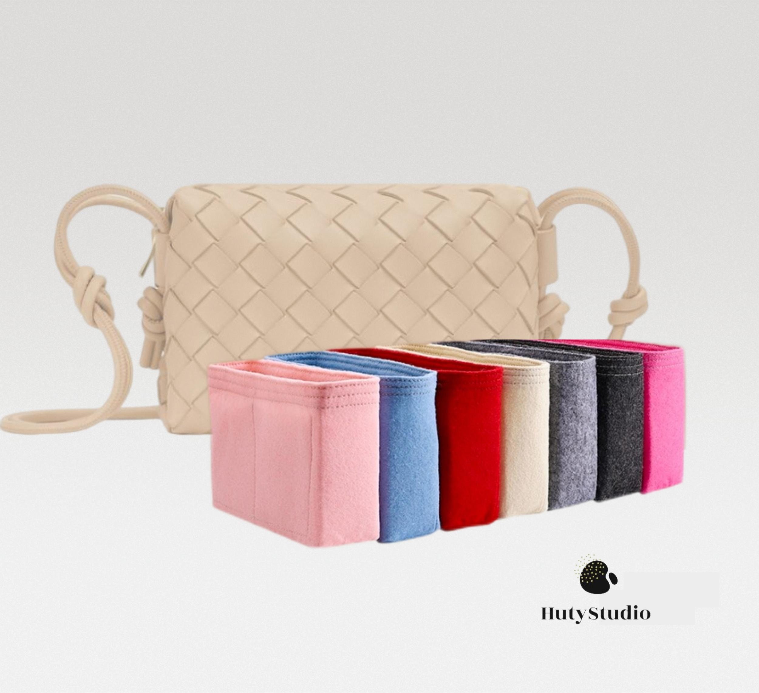 Bottega Veneta Double-knot mini bag with Samorga bag organizer 