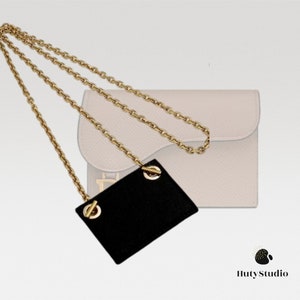 Conversion Kit For Chanel Classic Long Flap Wallet Insert+Cowhide Leather  Chain