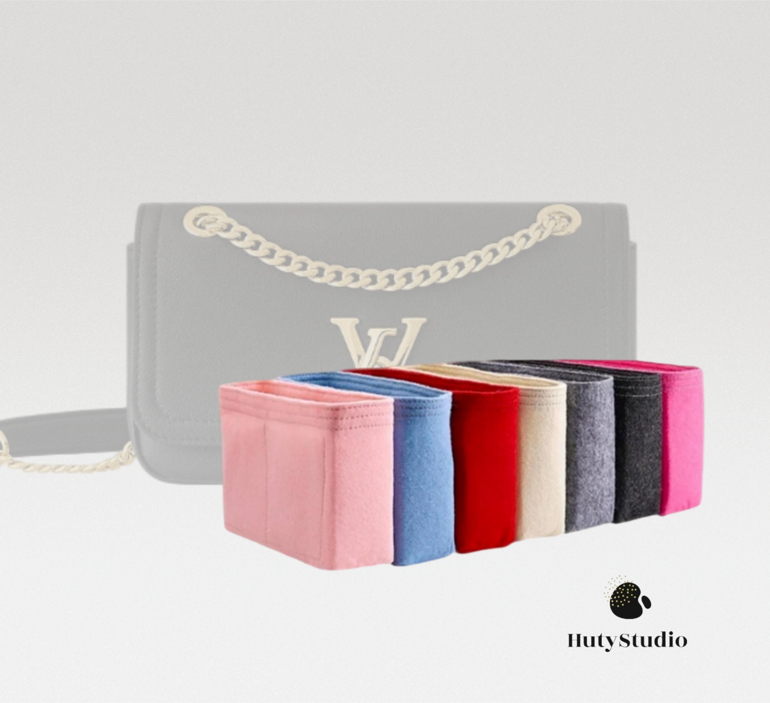 1-127/ LV-MyLockMe-Pochette-U) Bag Organizer for LV Mylockme Chain Pochette  - SAMORGA® Perfect Bag Organizer