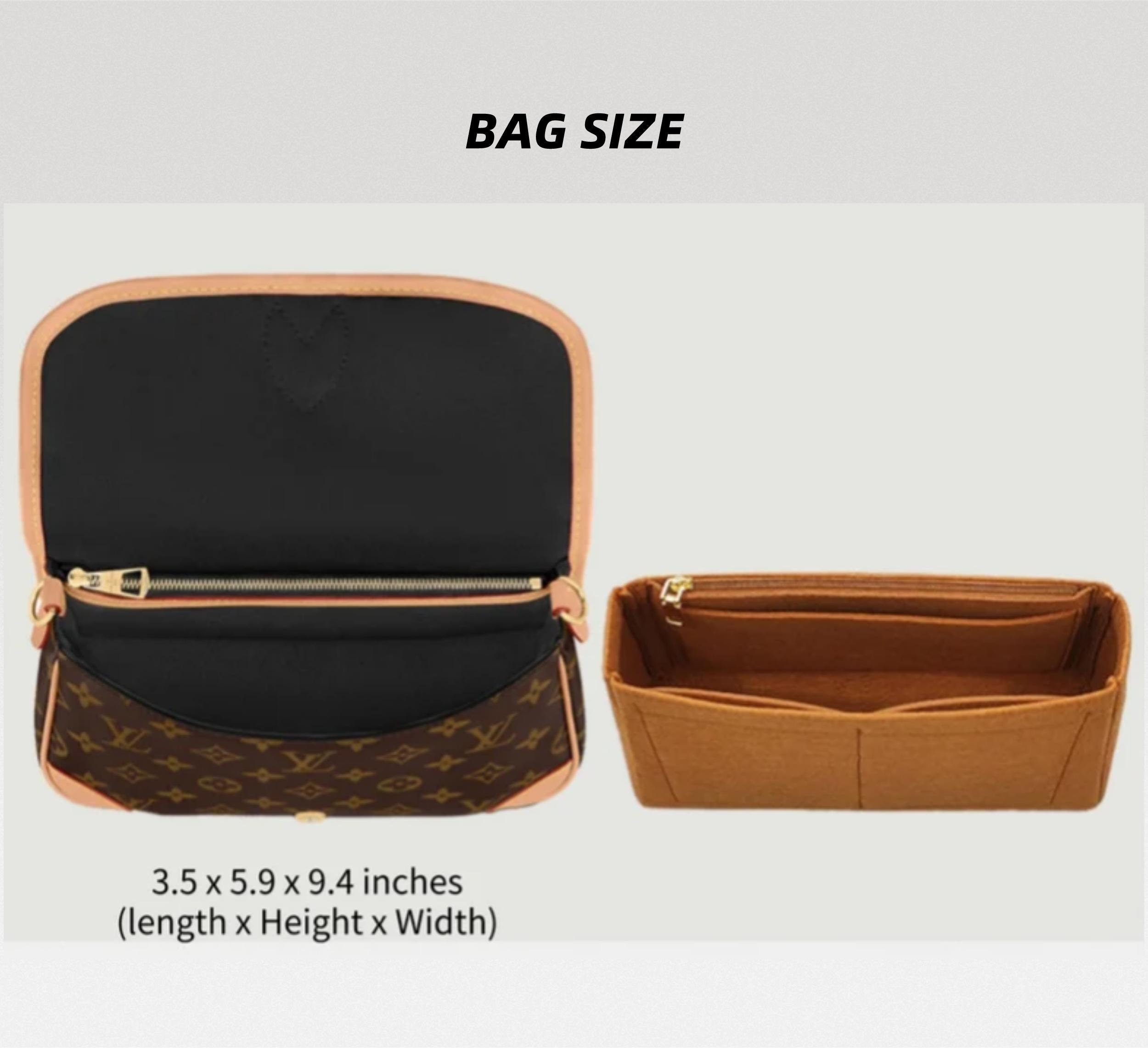Bag Organizer for Diane Monogram WOMEN Handbags Bag Insert 
