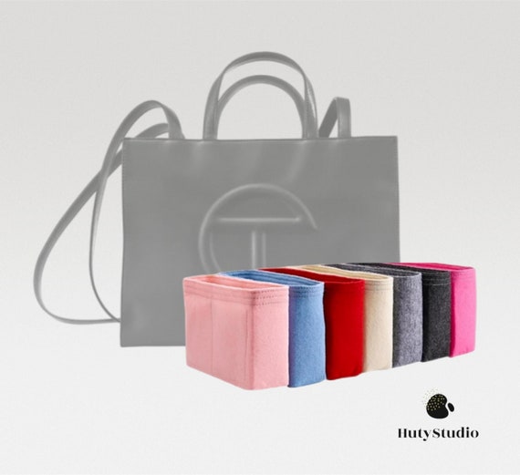 For [Nano Speedy] (Slim Design) Tote Felt Bag Organizer Purse Insert