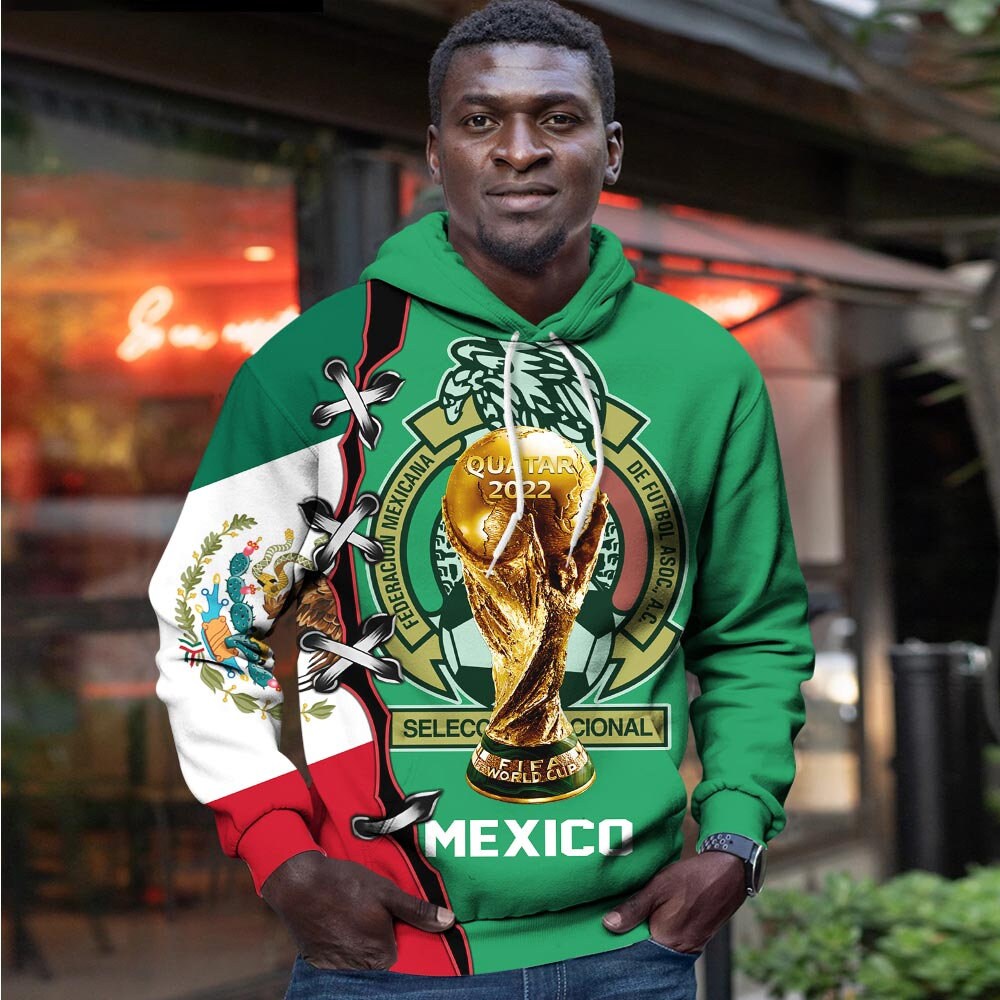 Mexico Flag National Soccer Team Mexico World Cup 2022 3D Sweater