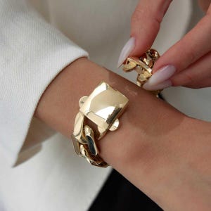 14K Yellow Gold Miami Cuban Link Bracelet - Unisex Royal Chain