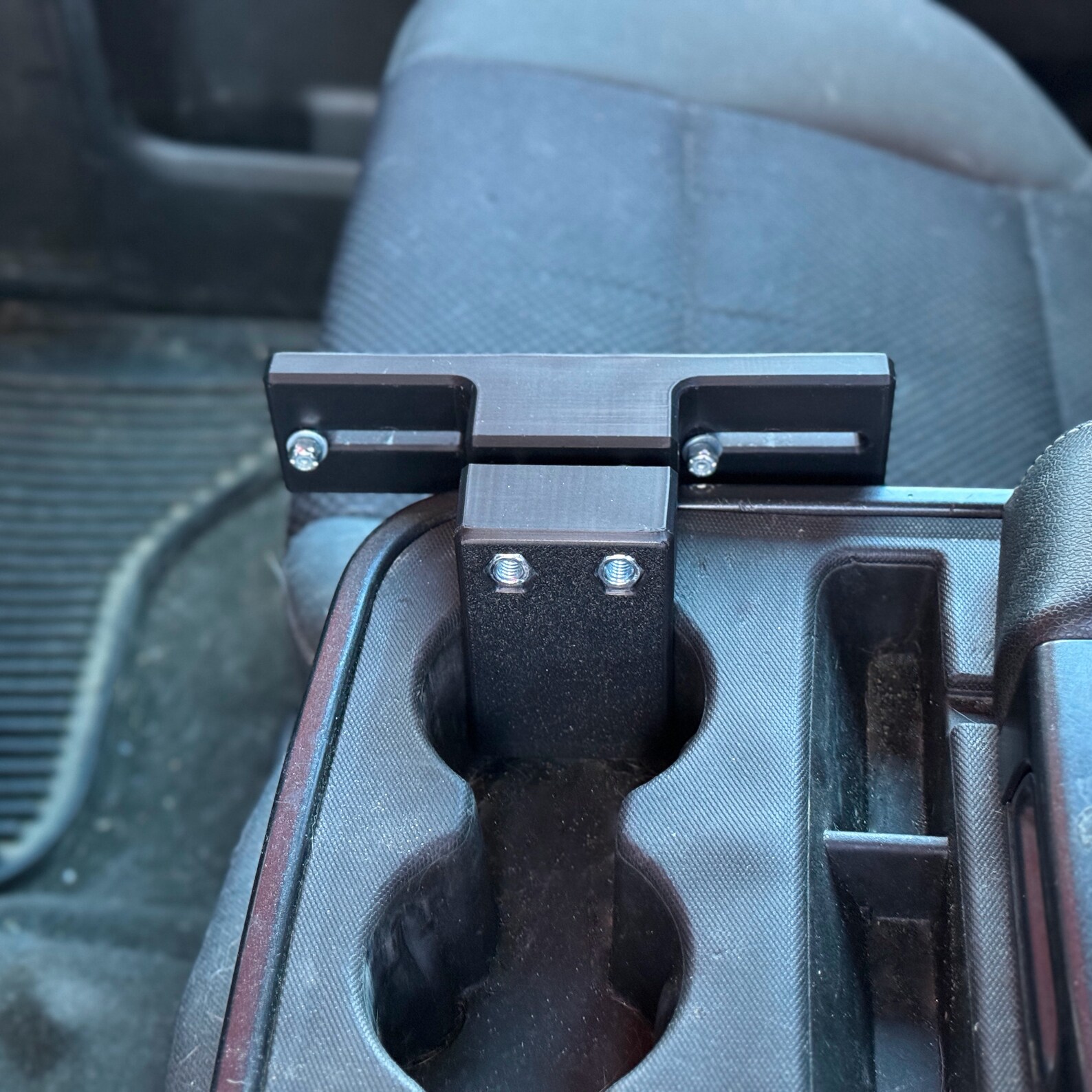 Adjustable Cup Holder Radio Mount Clamping Mount Works With CB, Ham ...