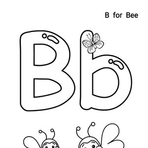 ABCS Coloring Pages Digital Printable - Etsy