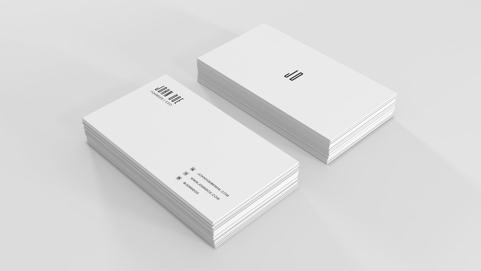 Business Card Template, Editable Business Card, Minimalist Business