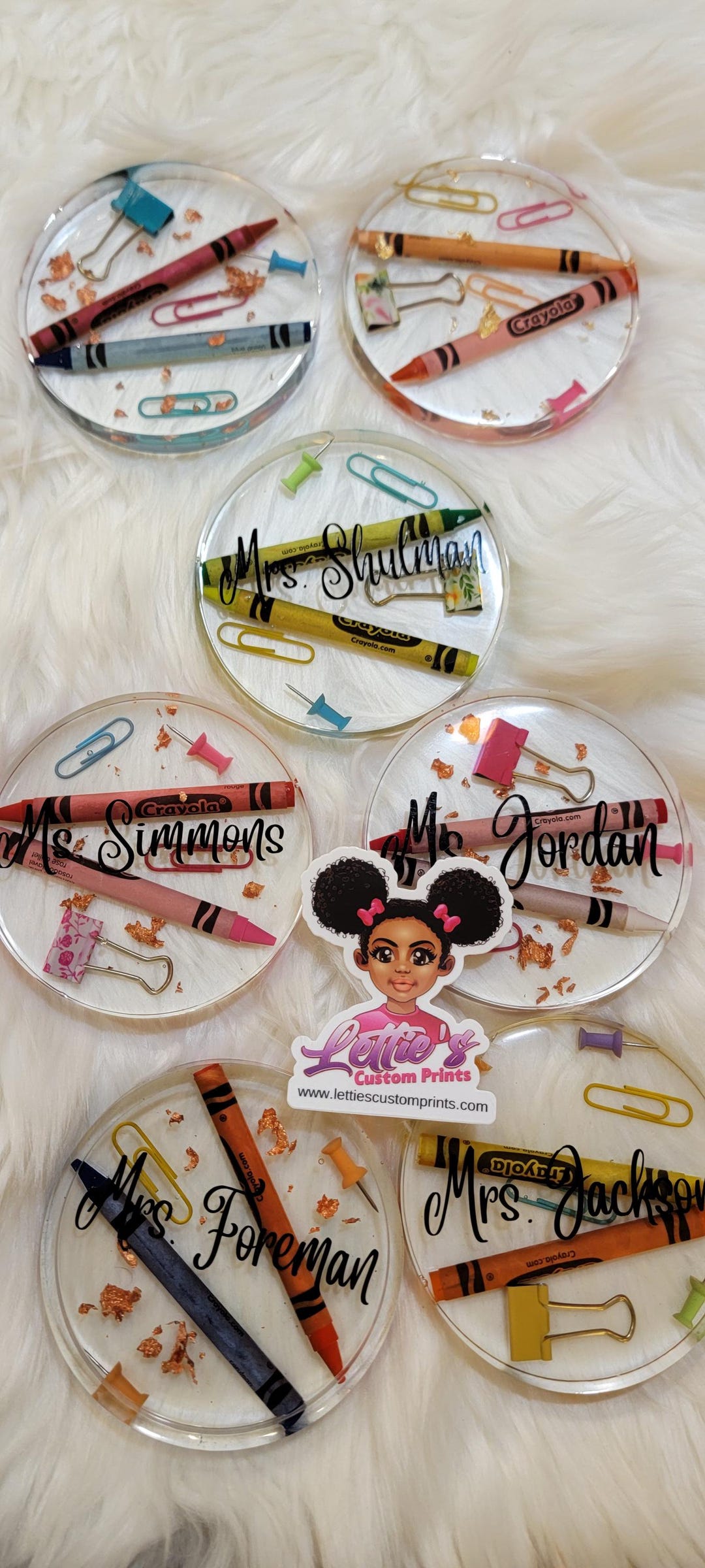 Resin Coasters Teachers - Etsy
