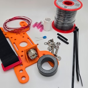 Kit EFHW para radioaficionados - Dudetenna Lite - Kit de media onda con alimentación final