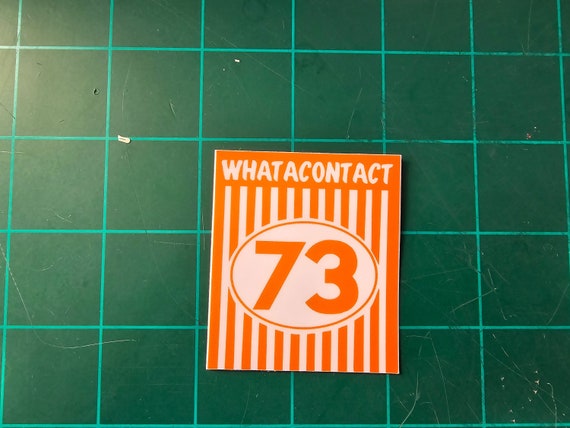 What A Contact Sticker