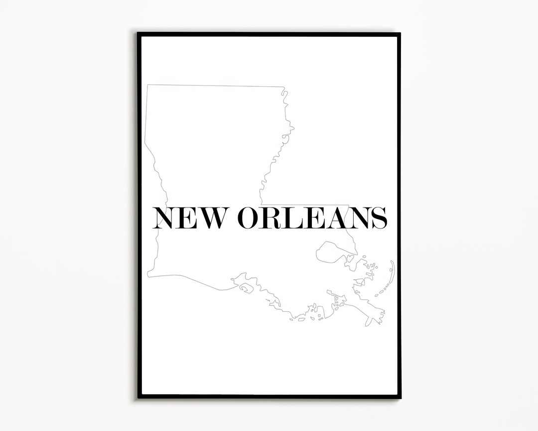 New Orleans Art Print New Orleans Wall Art New Orleans Etsy