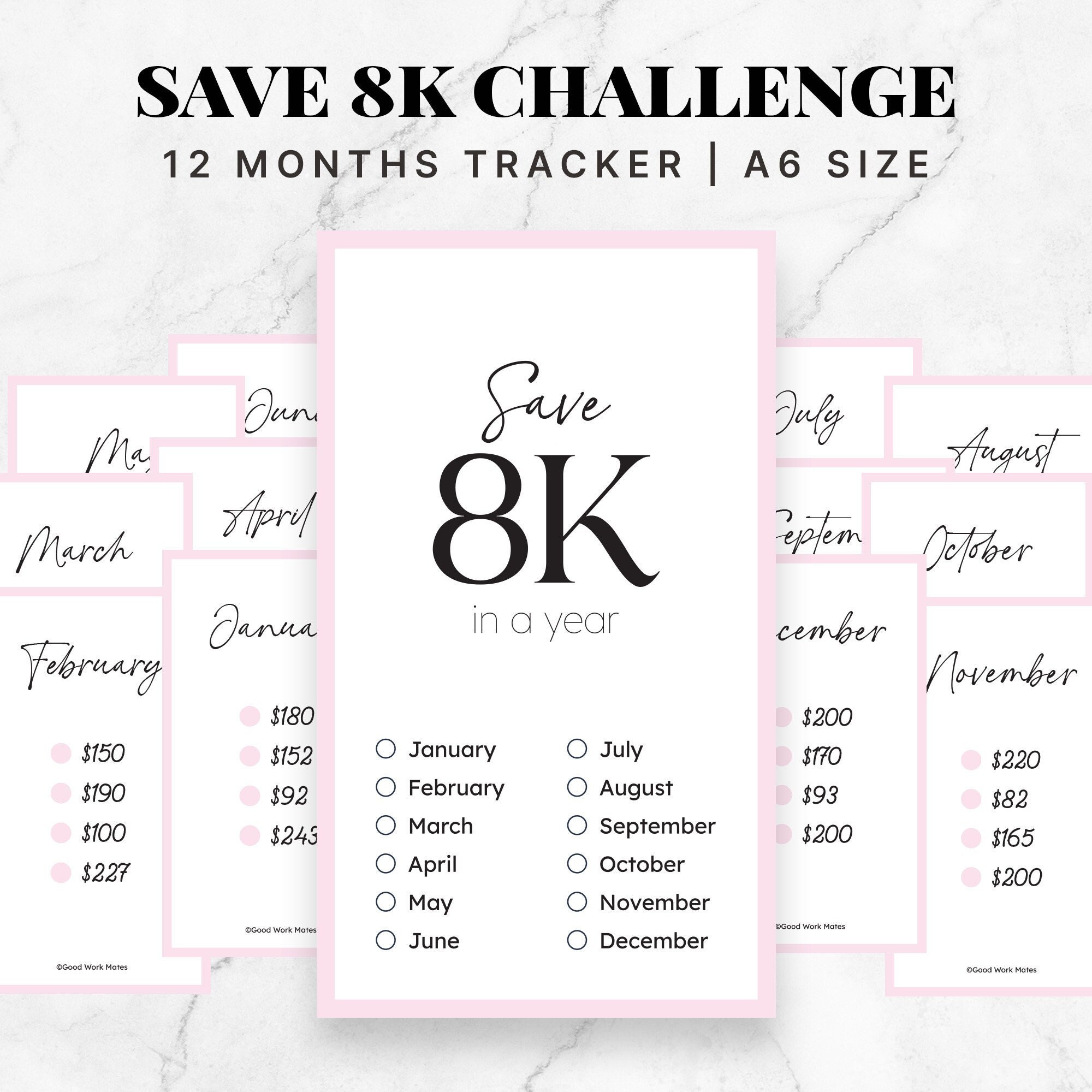 100days saving challenge スクエア 即購入OK 100k Savings Challenge: Simple and Easy Savings Tracker to