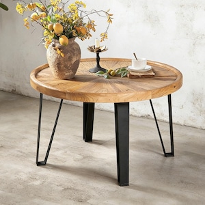 16 Inch Black Metal Table Legs (Set of 4): Mid Century Modern Style