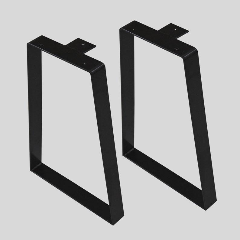 Trapezoid Metal Table Legs for Furniture Console Table Leg Etsy