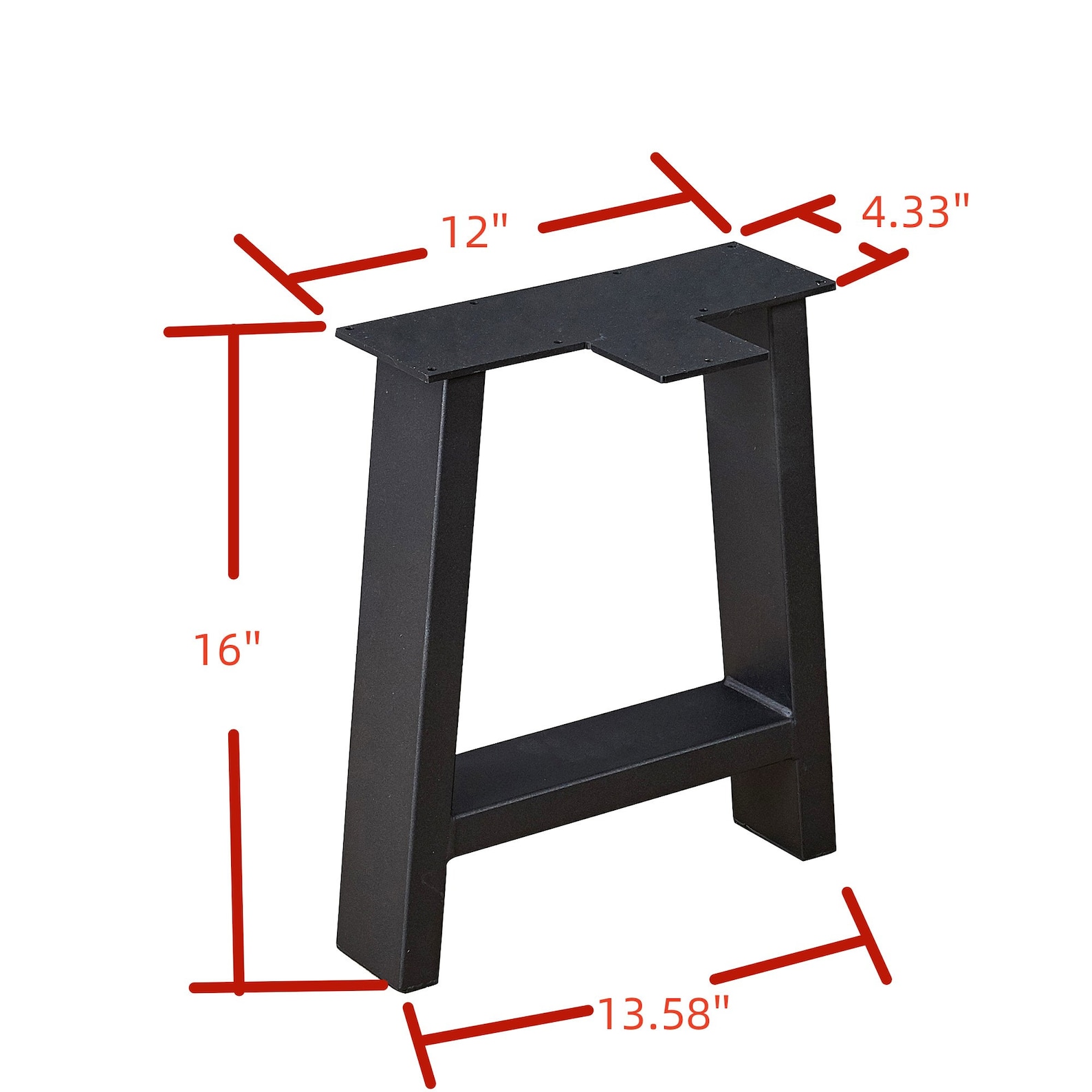 Furniture Legs Set of 2 Rustic H Shape Table Legs Heavy Duty Etsy