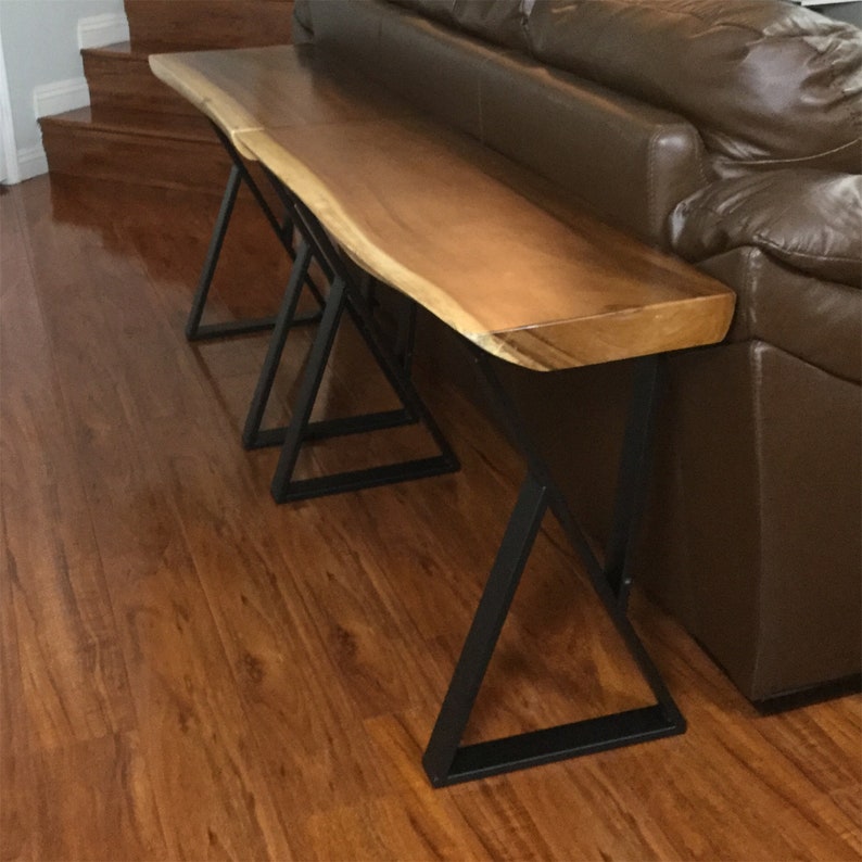 Metal Z Frame Table Legs Set of 2 Coffee Table Bench Legs Etsy