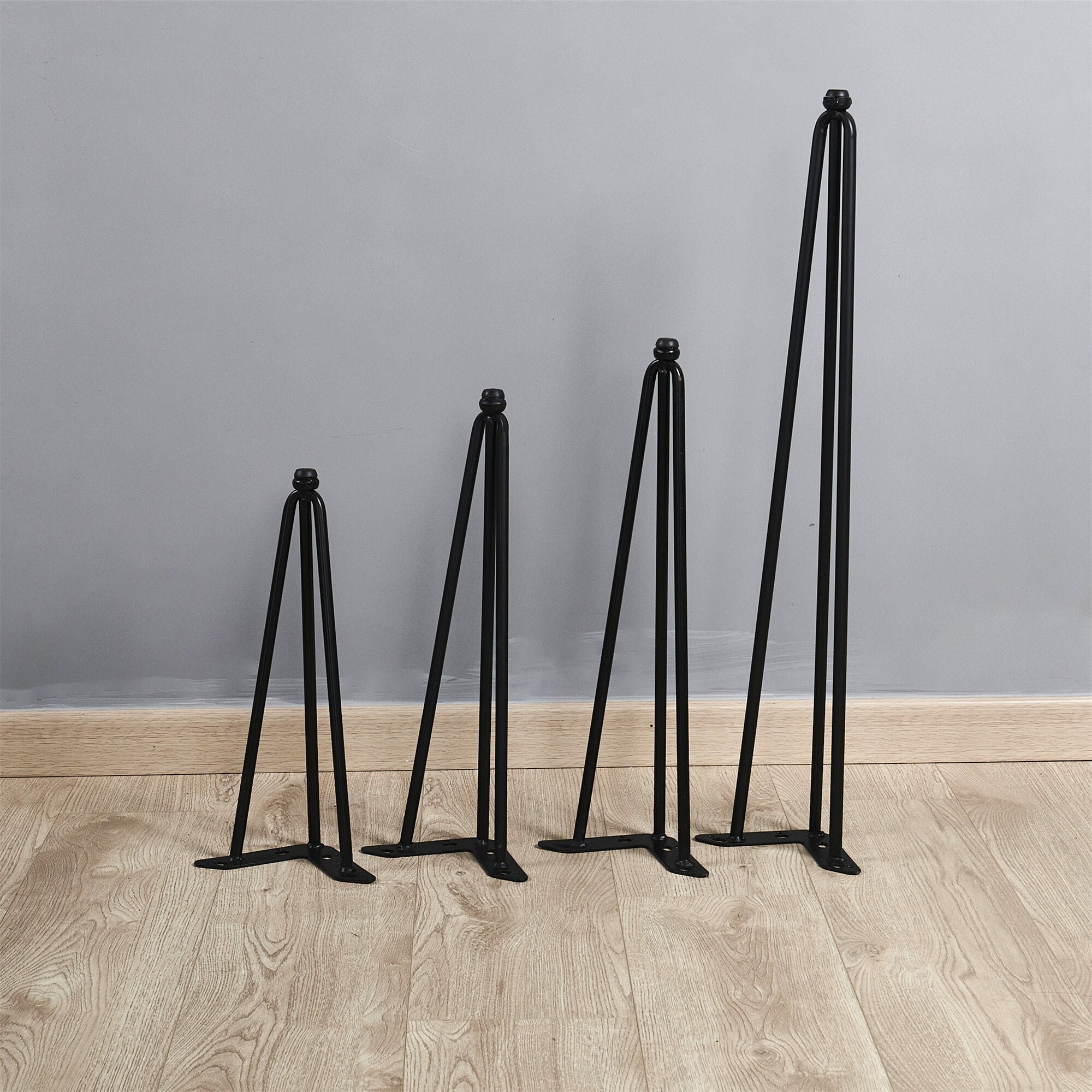 Wrought iron hairpin table legs deals