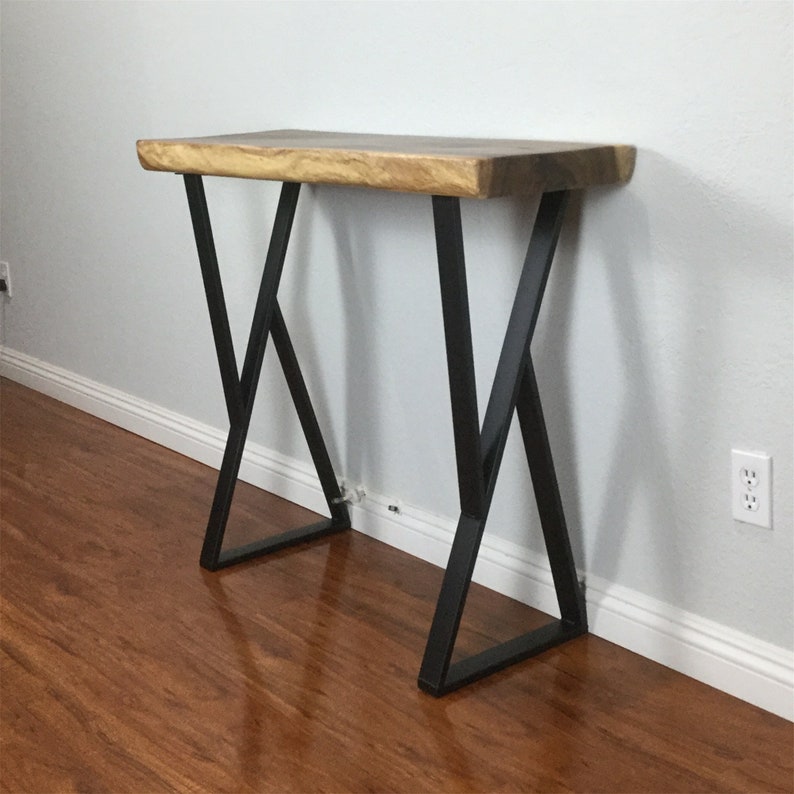 Metal Z Frame Table Legs Set of 2 Coffee Table Bench Legs Etsy