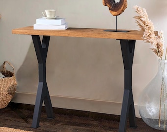 Heavy Duty Metal V Table Legs (Set of 2): Mid-Century Modern DIY