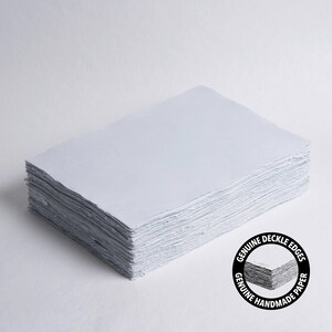 8,3" x 11,7" (A4) 200 g/m2, papel de borda azul celeste // papel de algodão, papel de convite, casamento de belas artes, papel de caligrafia