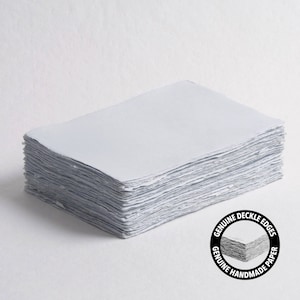 5" x 7" 200 g/m², Blaues Büttenpapier // Baumwollpapier, Einladungspapier, Hochzeit Fine Art, Kalligraphiepapier, Büttenpapier