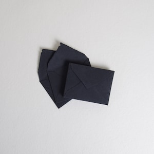 3.625 "x 5.125" (4-Bar), schwarze Büttenrand Umschläge // Einladung Umschläge, Baumwolle Umschläge, Fine Art Hochzeit, Hochzeitsumschläge
