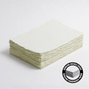 200 g/m², Salbeigrünes Büttenpapier // Baumwollpapier, Einladungspapier, Hochzeitspapier, Kalligraphiepapier