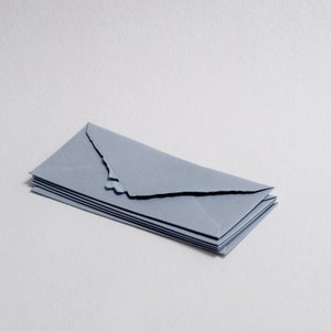 3,5 "x 7,5" (Geschenk Umschlag), Blaue Büttenumschläge // Einladung Umschläge, Baumwolle Umschläge, Fine Art Hochzeit, Antwortkartenumschläge