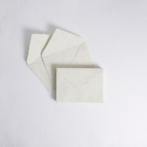 5.25&quot; x 7.25&quot;, Ivory & Straw Deckle Edge Envelopes // Invitation Envelopes, Cotton Envelopes, Fine Art Wedding, Wedding Envelopes