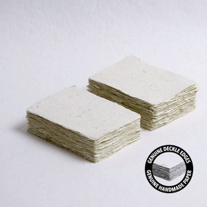 4,875” x 3,5” (4 barre) 200 g/m², carta con bordo avorio e paglia, carta cotone, carta per inviti, nozze d’arte, carta per calligrafia