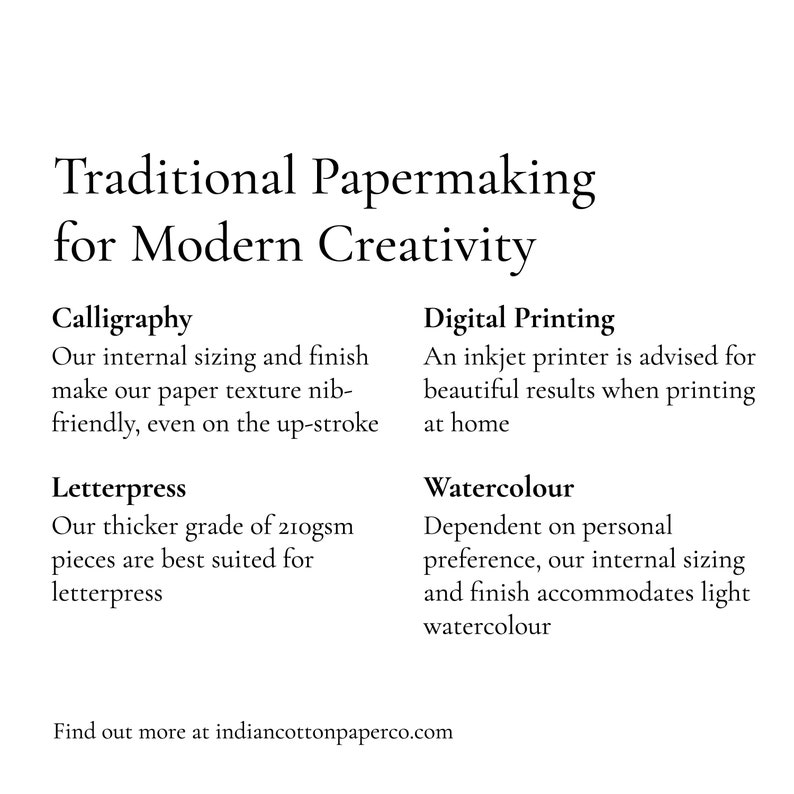 Beautiful handmade cotton envelopes in white with natural deckle edges.  Perfect for calligraphy, digital printing, letterpress, stationery design, and watercolour, although the possibilities are endless. With natural, delicate, and feathery deckl...