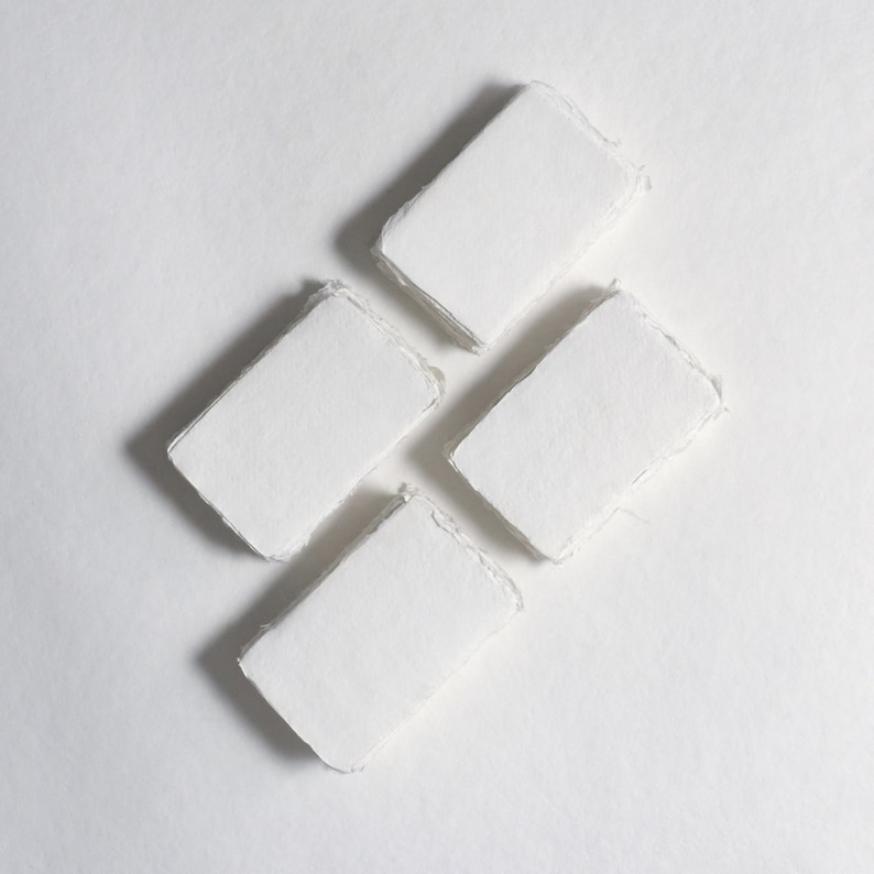Beautiful handmade cotton envelopes in white with natural deckle edges.  Perfect for calligraphy, digital printing, letterpress, stationery design, and watercolour, although the possibilities are endless. With natural, delicate, and feathery deckl...
