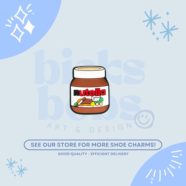Shoe Charm - Nutella Jar