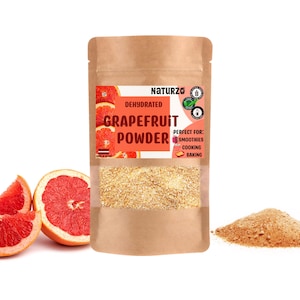Dehydrated Whole Grapefruit powder dried peel raw natural. For smoothies, vegan, baking, vitamins food coloring without additives or sugar