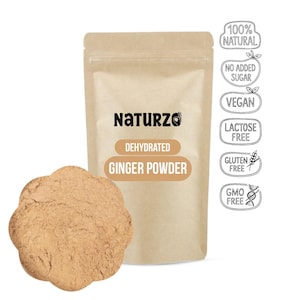 Dehydrated Ginger Root Powder – Spice for Tea, Baking, Smoothies & Wellness Recipes