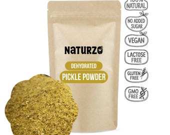 Dehydrated Dill Pickle Powder – Tangy Seasoning for Popcorn, Snacks & Cooking