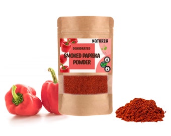 Geräuchertes Paprikapulver | Hochwertige getrocknete Capsicum annuum pflanzliche 100% natürliche Kräuter, Gewürze aus Europa ohne Zusatzstoffe