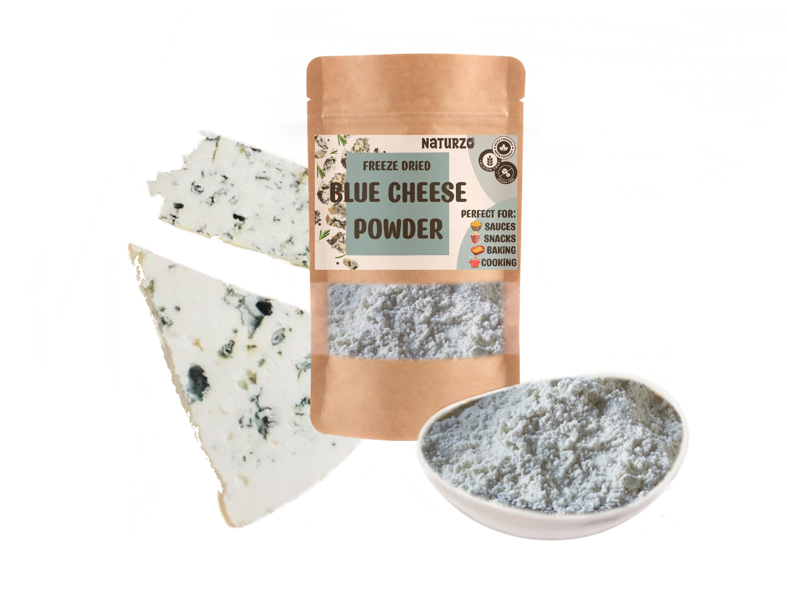 Gefriergetrocknetes Blauschimmelkäsepulver - Gourmet-Gewürz- und Saucenmischung