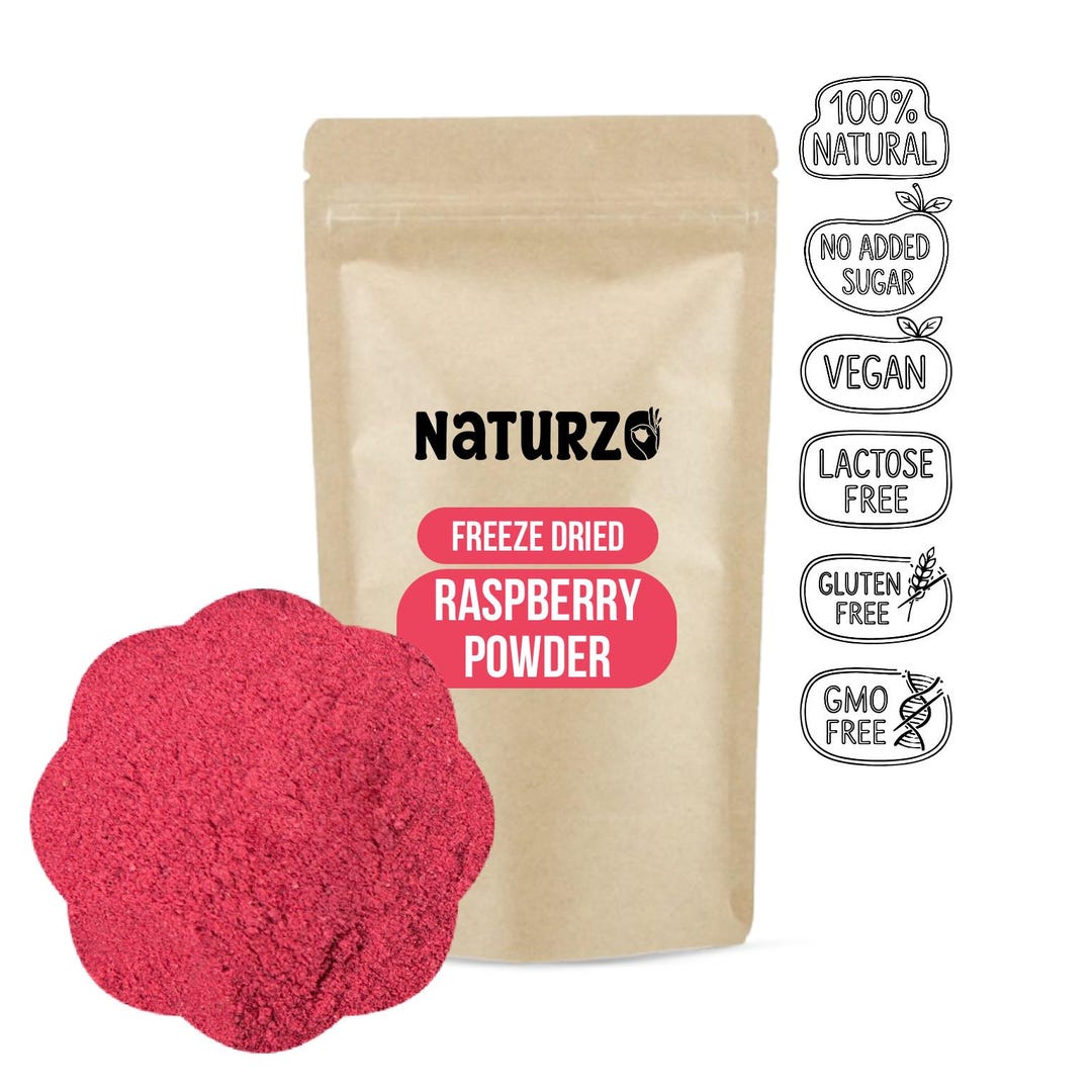 Freeze Dried Raspberry Powder for Smoothies, Baking, Natural Berry ...