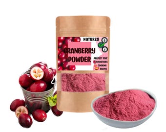 Polvere di mirtillo rosso: superfrutto per frullati, prodotti da forno e bevande salutari