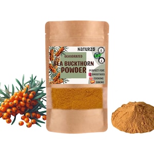 Dehydrated Sea Buckthorn Powder – Superfood for Smoothies, Tea & Immune Support