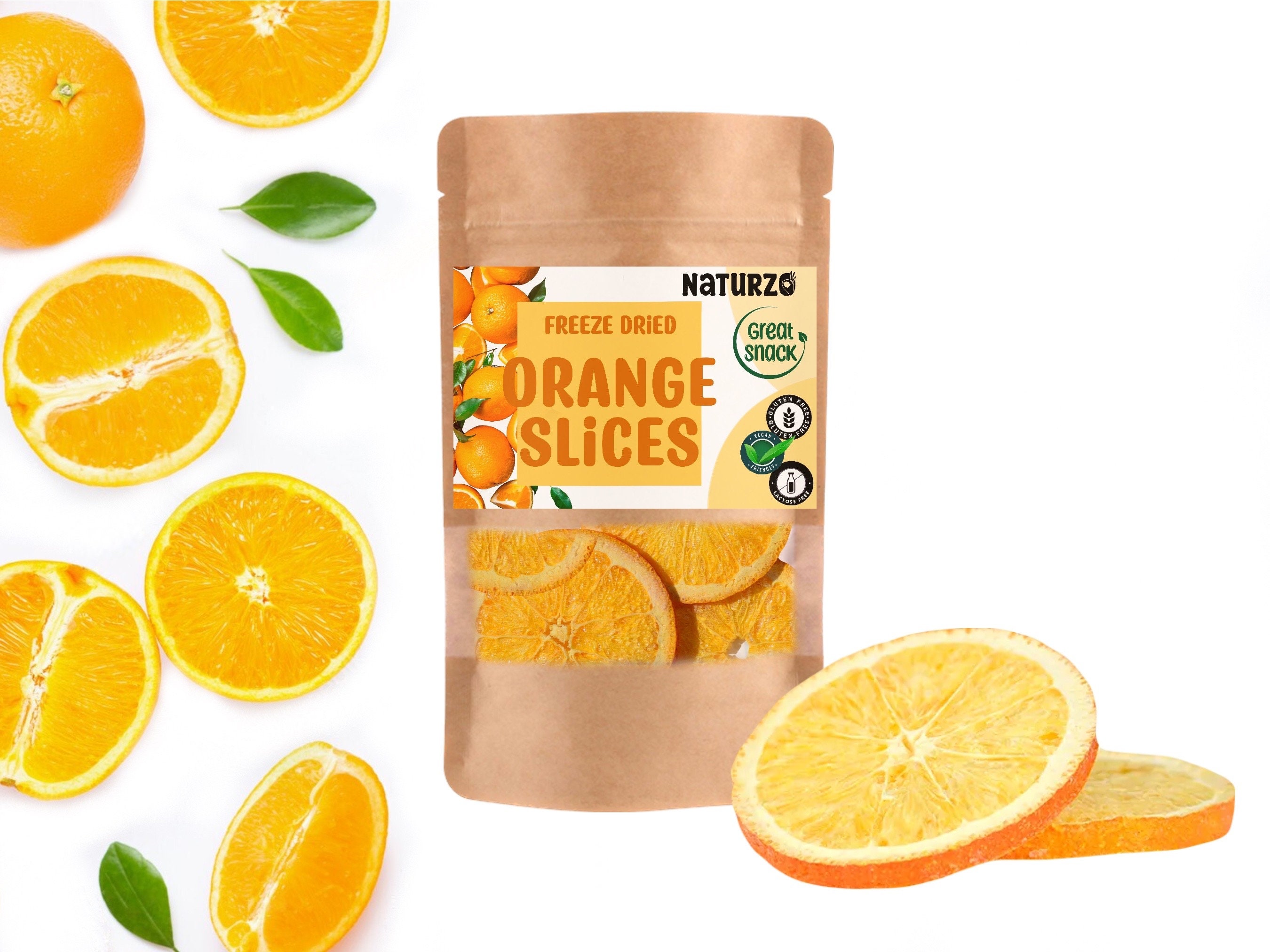 Freeze Dried Orange Slices