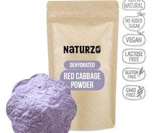 Dehydrated Red Cabbage Powder – Superfood for Smoothies, Natural Coloring & Cooking