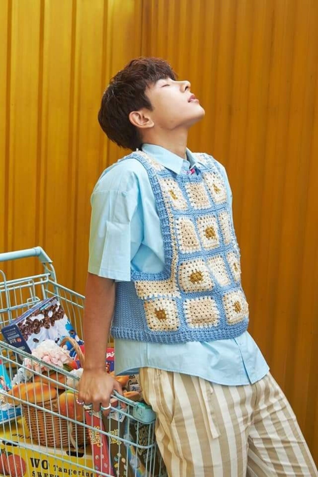 Man Crochet Vest Handmade Crochet Clothing Etsy